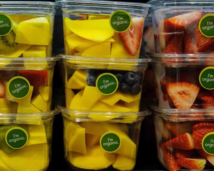 vaschette di plastica